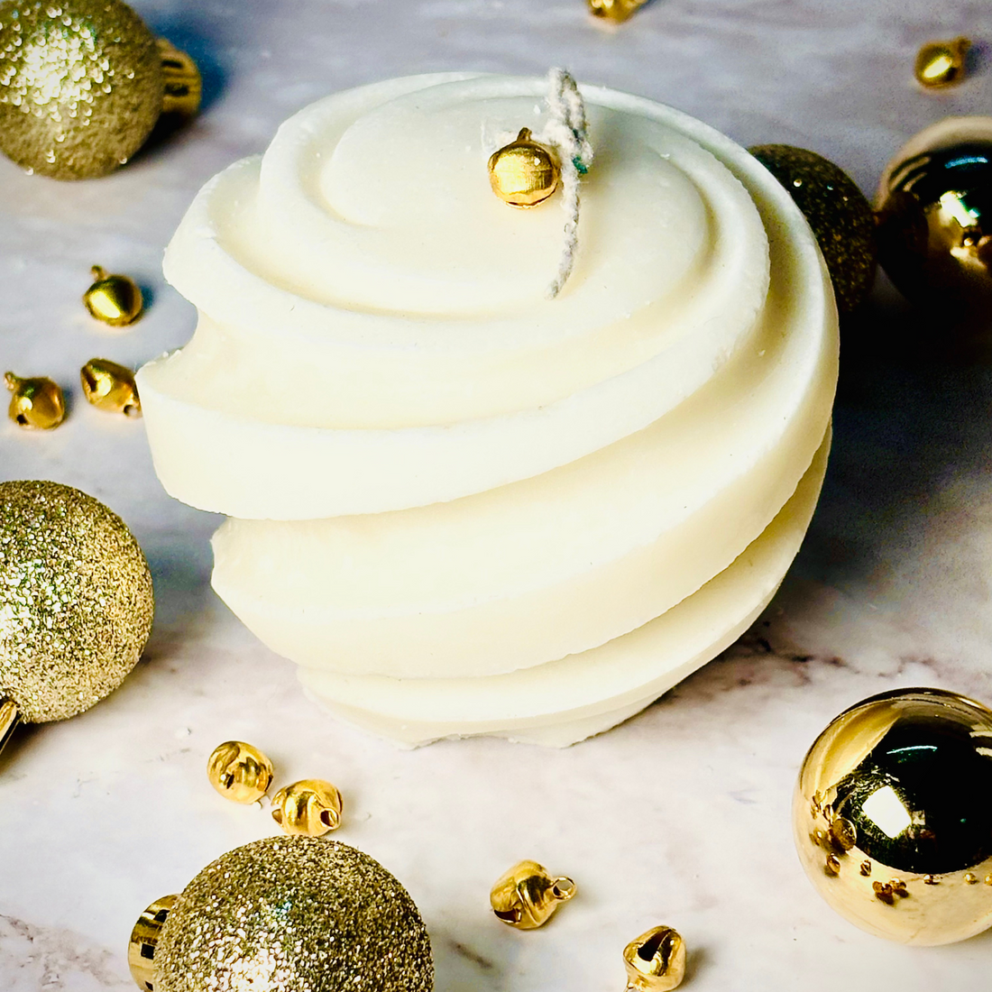 Spiral Twist & Bloom Candle