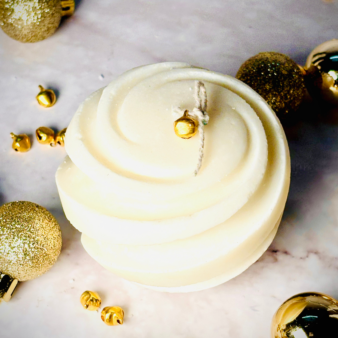 Spiral Twist & Bloom Candle