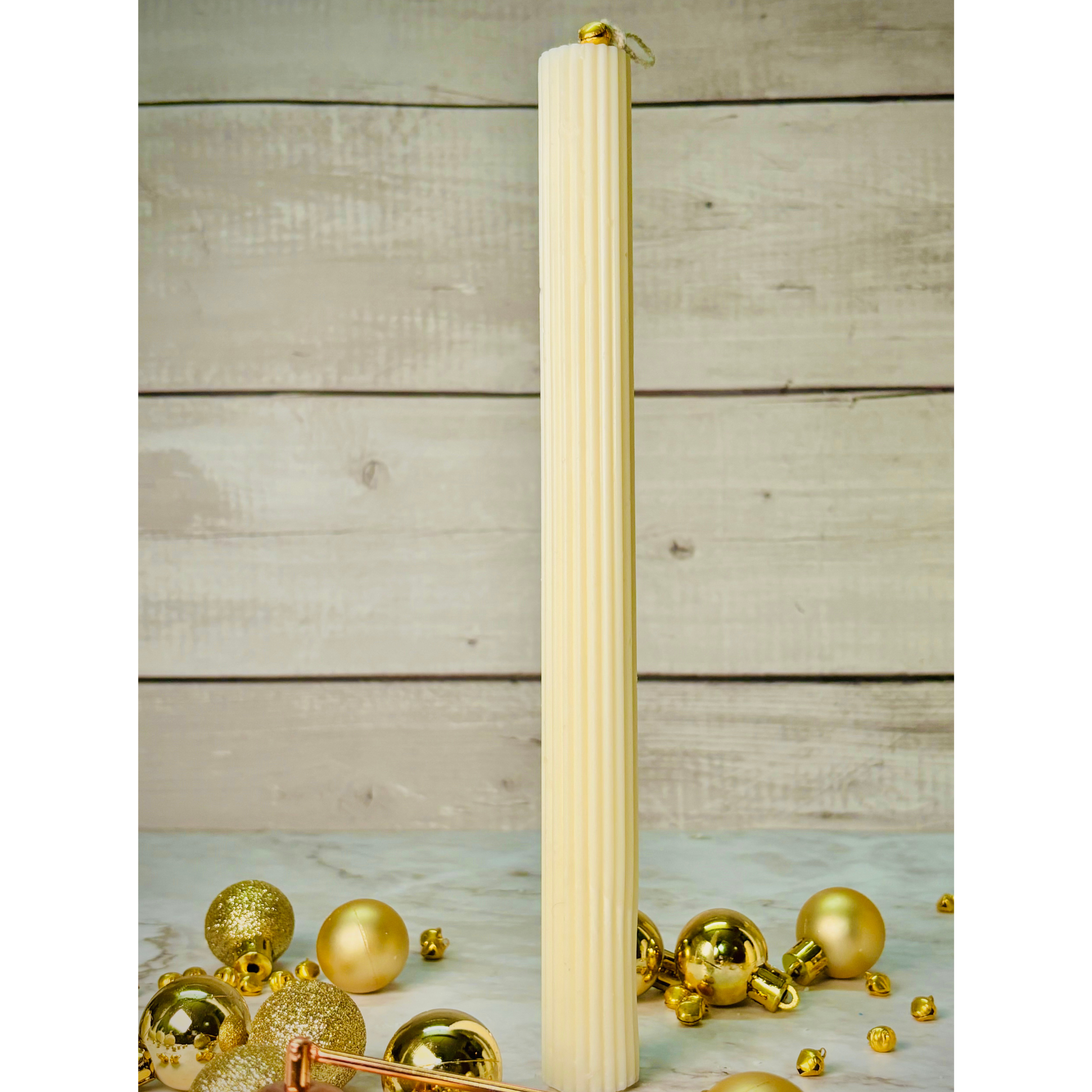 3D Linear Glow Taper Candle