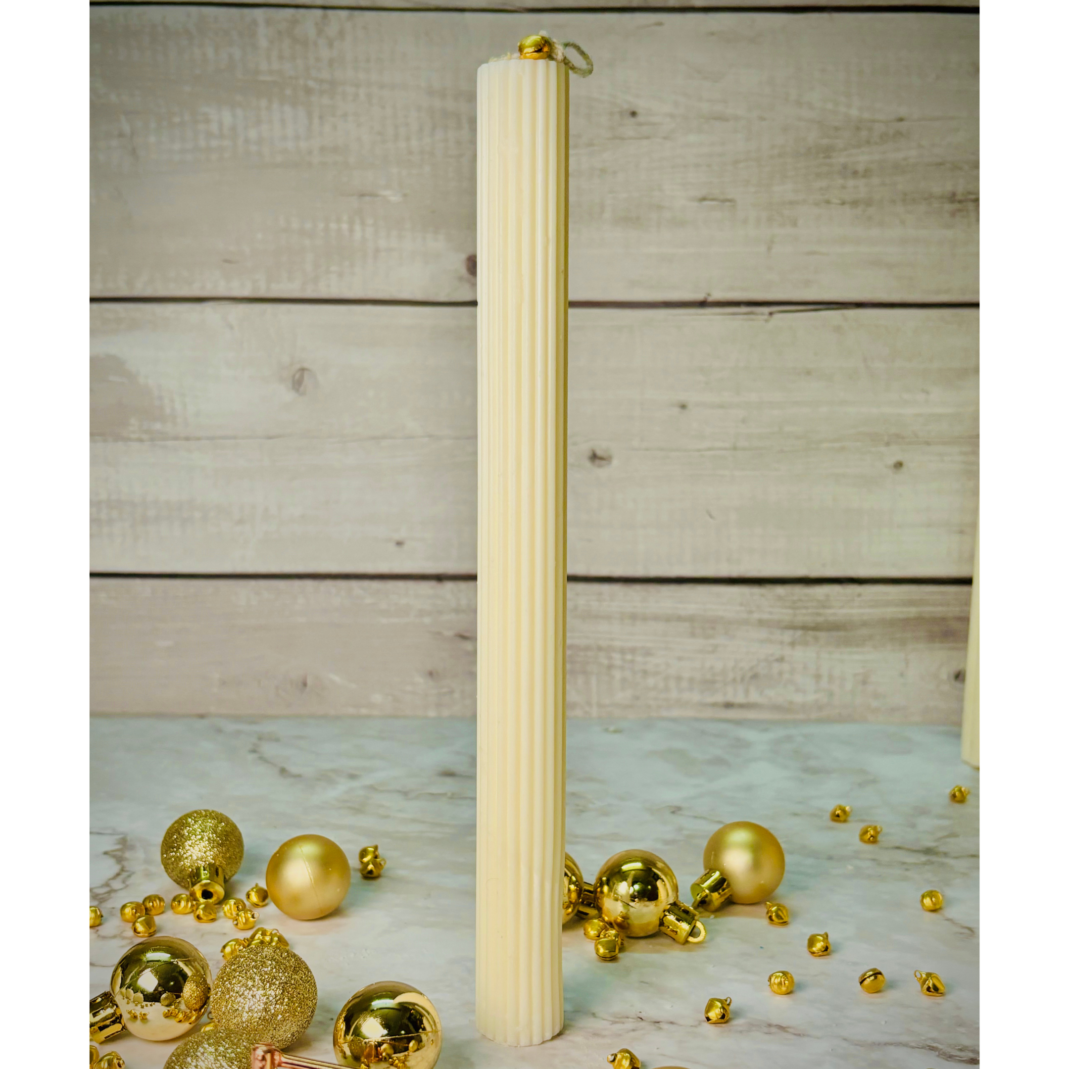 3D Linear Glow Taper Candle